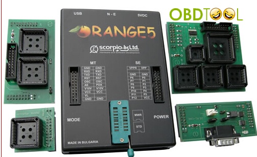EEPROM and MCU covered by OMEGA and ORANGE 5 Programmers