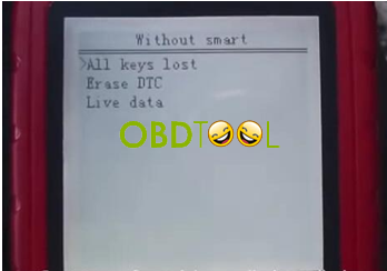 Select All keys lost 2