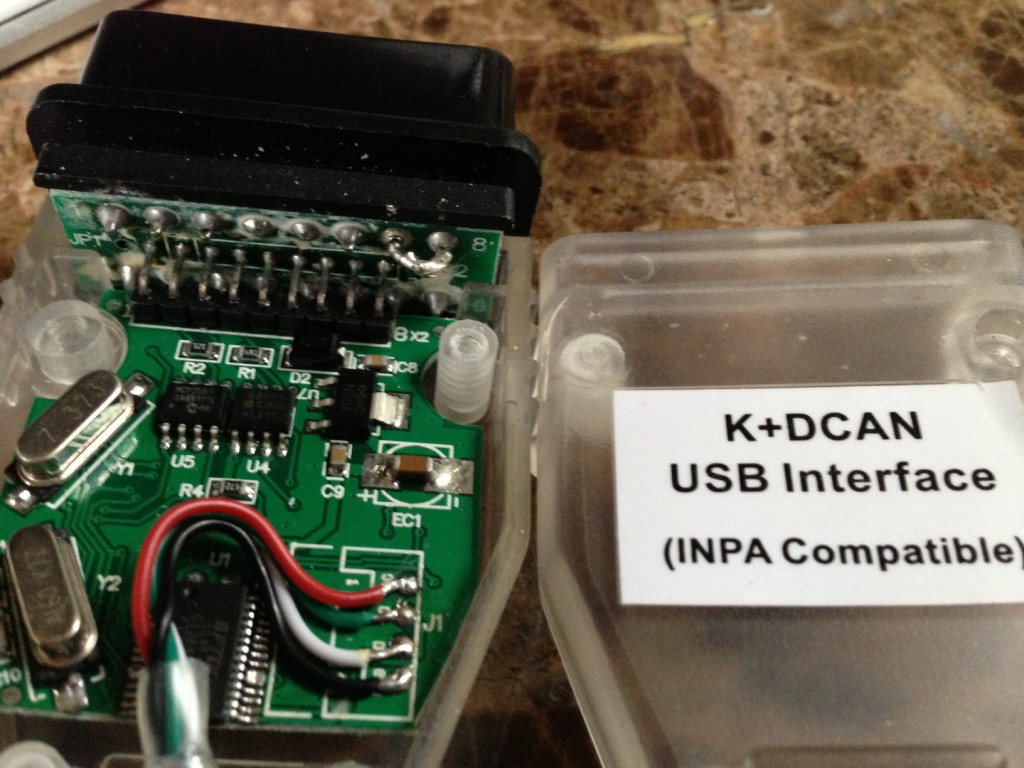 How to make Rheingold work ok with K+Dcan cable