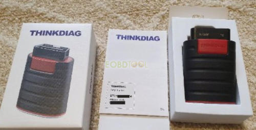 THINKDIAG Bluetooth OBD2 Scanner – Bidirectional Auto Diagnostic Tool, Full System Scan, 16 Reset Functions (Old Version)
