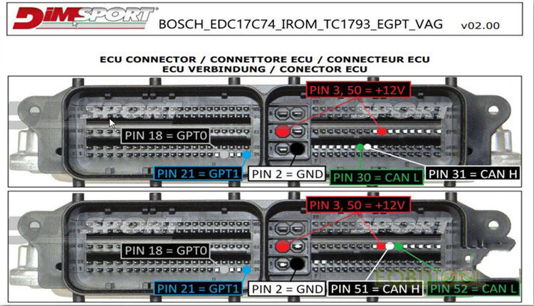 Pcmtuner Passat B8 2.0 2015 Edc17c74 9