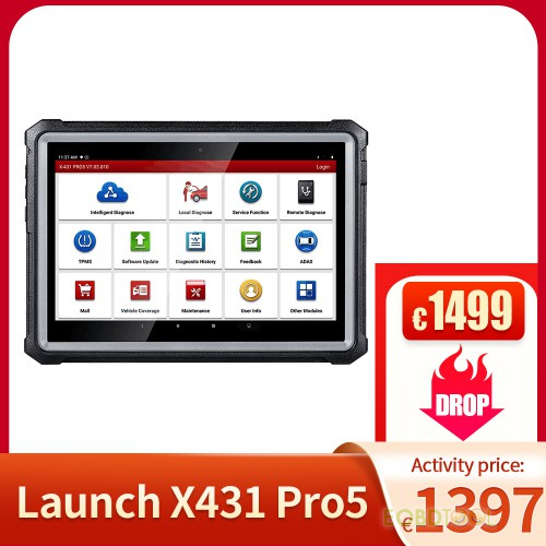 Launch X431 PRO 5 with SmartBOX 3.0