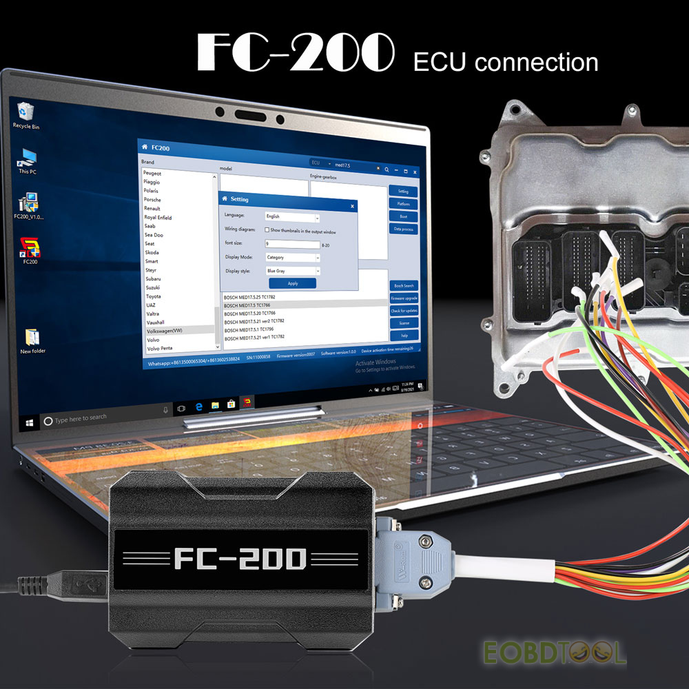 CG FC200 ECU Programmer
