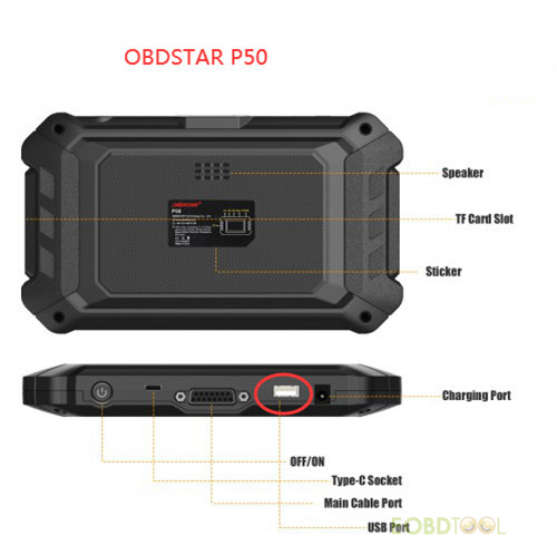 how to export data from obdstar p50 dc706 to pc 1