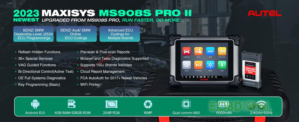 how to use autel ms908s pro ii 1
