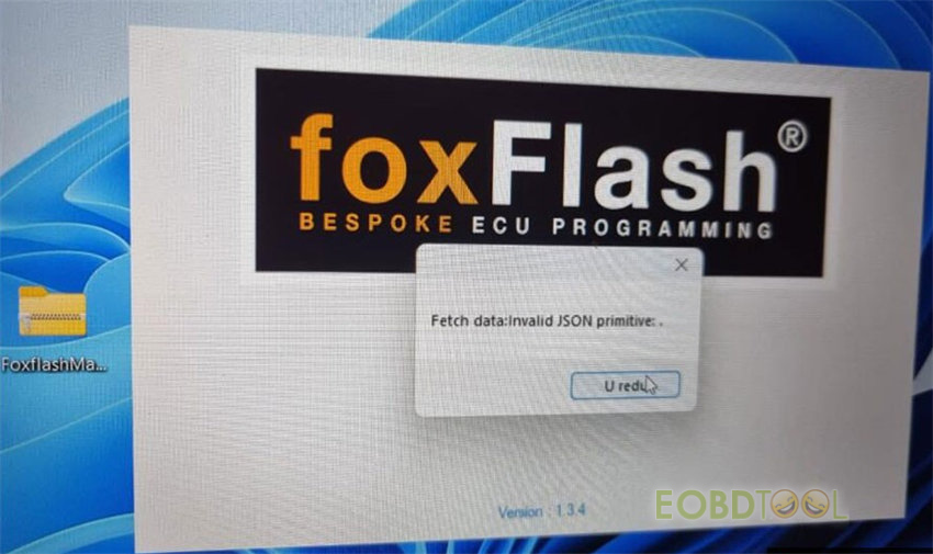 foxflash there is an error in xml document solution 1