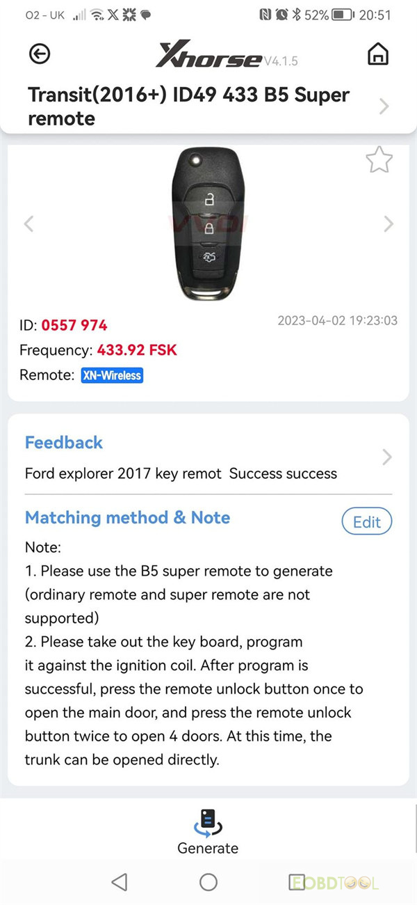 where to buy xhorse b5 super remote 2