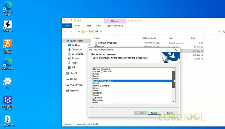 how to install ford ids v130 for vxdiag scanner 2