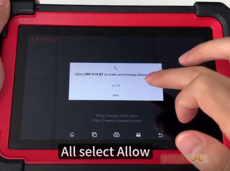 how to recover android 10 system launch x431 scanner 11