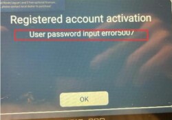 k518 pro registered account activation error solution 1