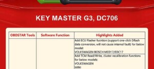 obdstar x300 classic g3 ecu flasher software update
