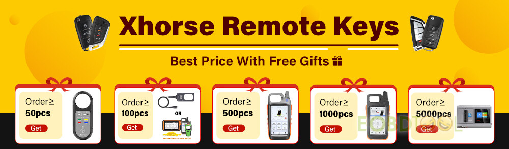 xhorse remote keys best price with free gifts