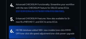formulaflash update delco e83 me788 one click immo off 1