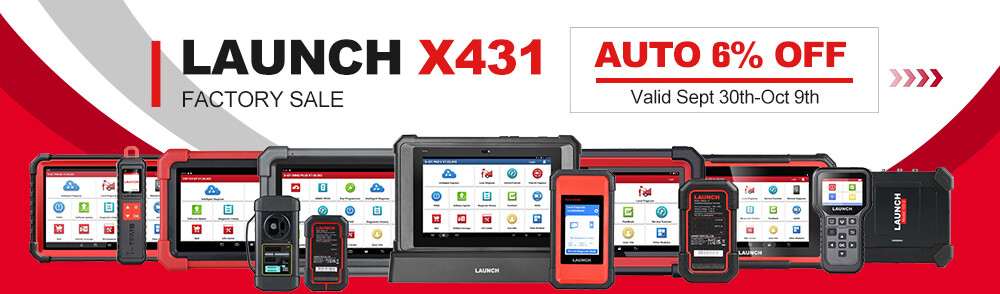 Launch X431 6% off