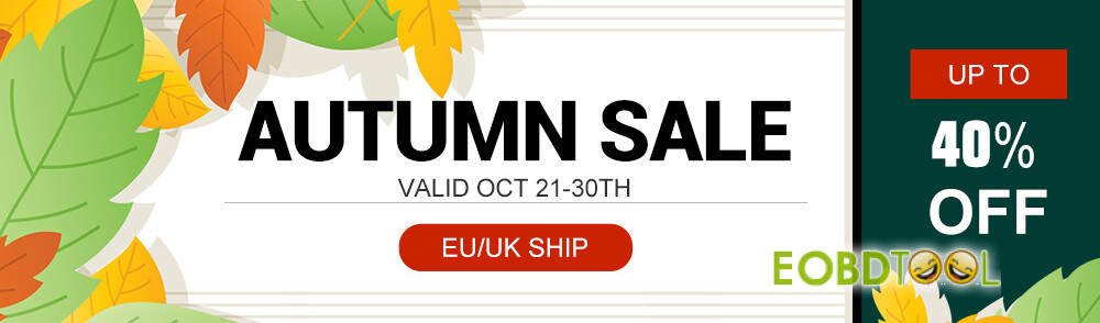 EOBDtool Autumn Promotion Up to 40% Off