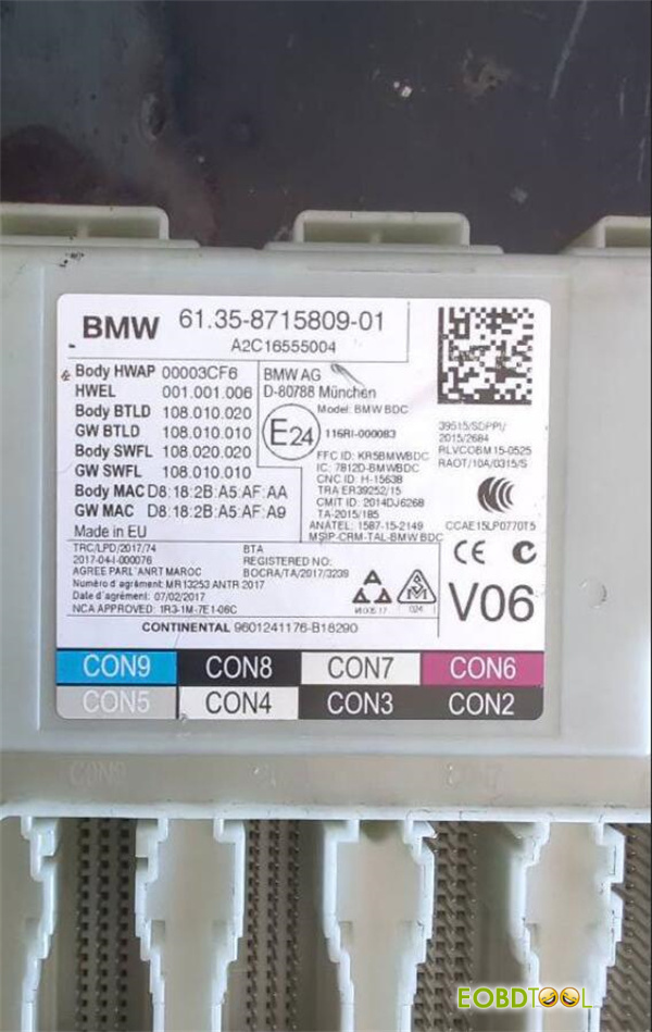 autel im608 bmw bdc2 module damaged solution 3