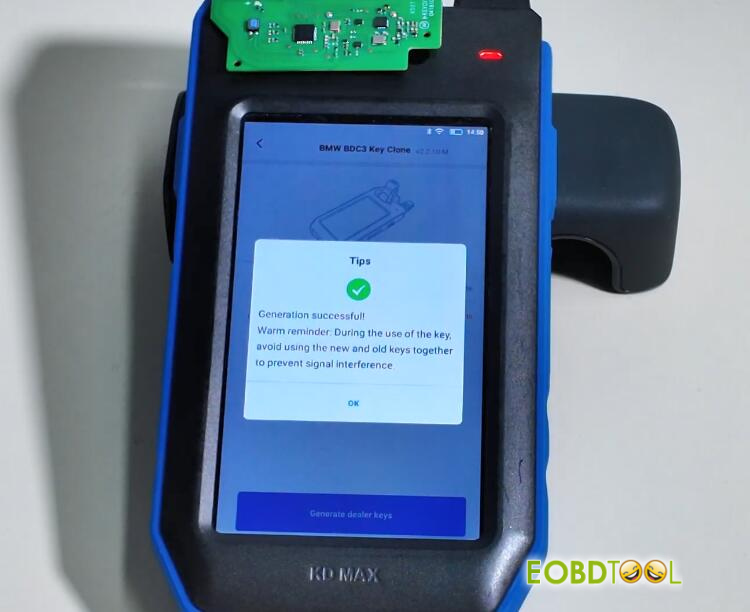 keydiy kd max add bmw bdc03 key 14
