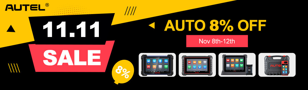 autel 11.11 auto 8% off