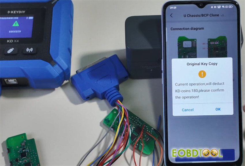 keydiy kd x4 clone bmw bcp key 14