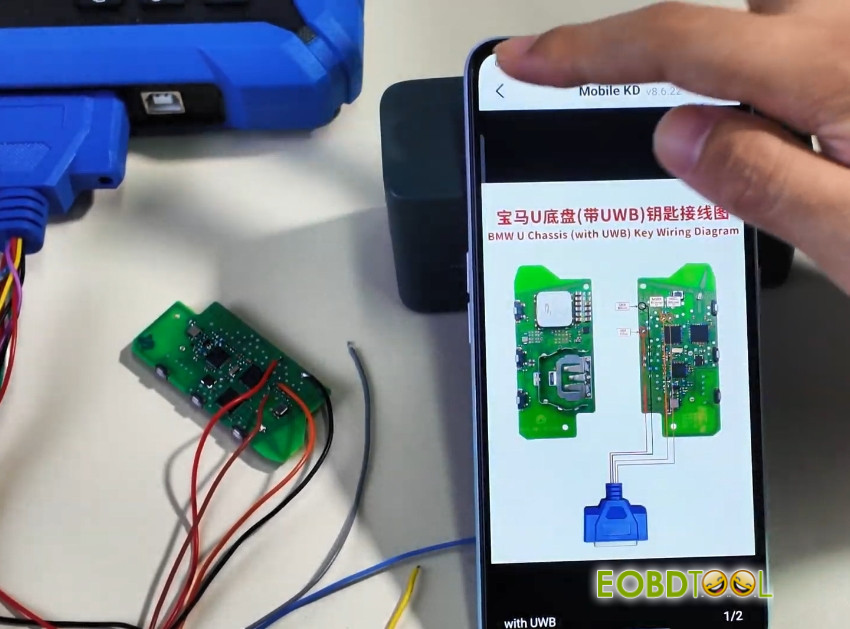 keydiy kd x4 clone bmw bcp key 8