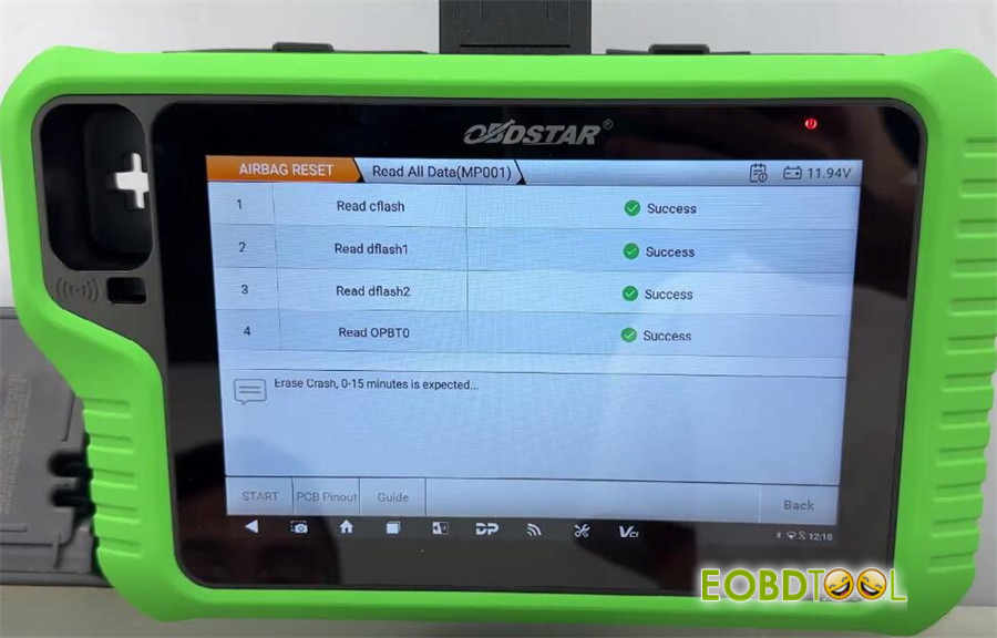 obdstar g3 reset tesla airbag by boot 15