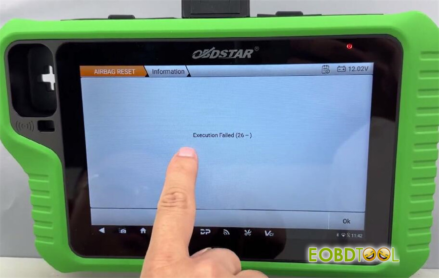 obdstar g3 reset tesla airbag by boot 8