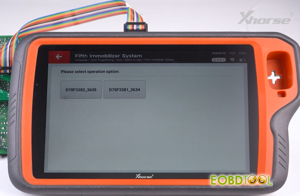 xhorse bcm2 solder free adapter read immo data 19