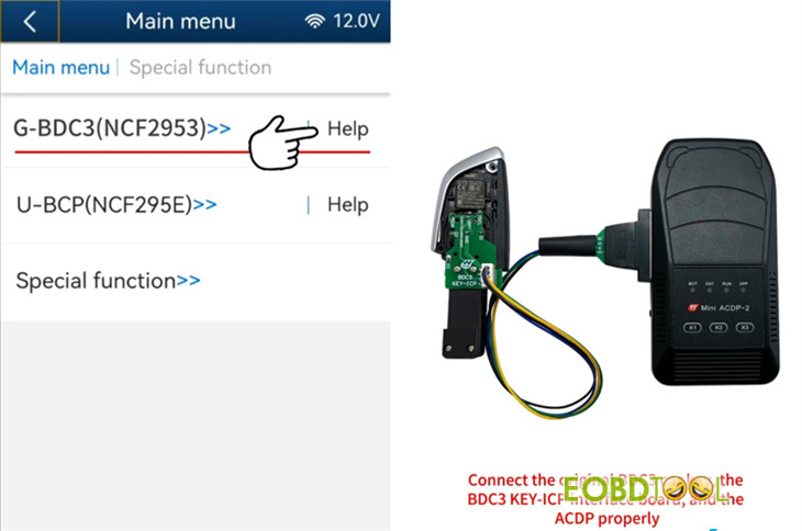yanhua acdp2 copy bmw bdc3 key 4
