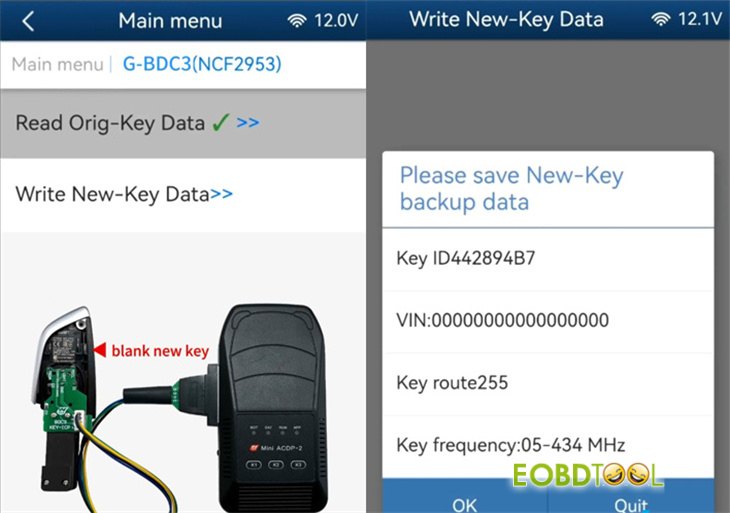yanhua acdp2 copy bmw bdc3 key 7