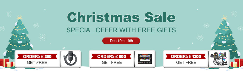 EOBDTool christmas special offer with free gifts