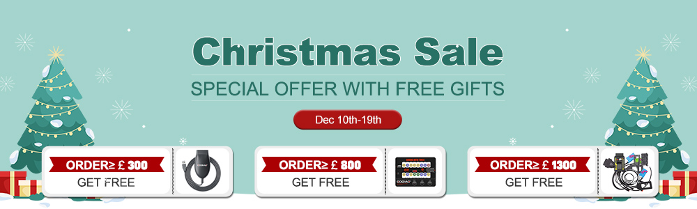EOBDTool christmas special offer with free gifts