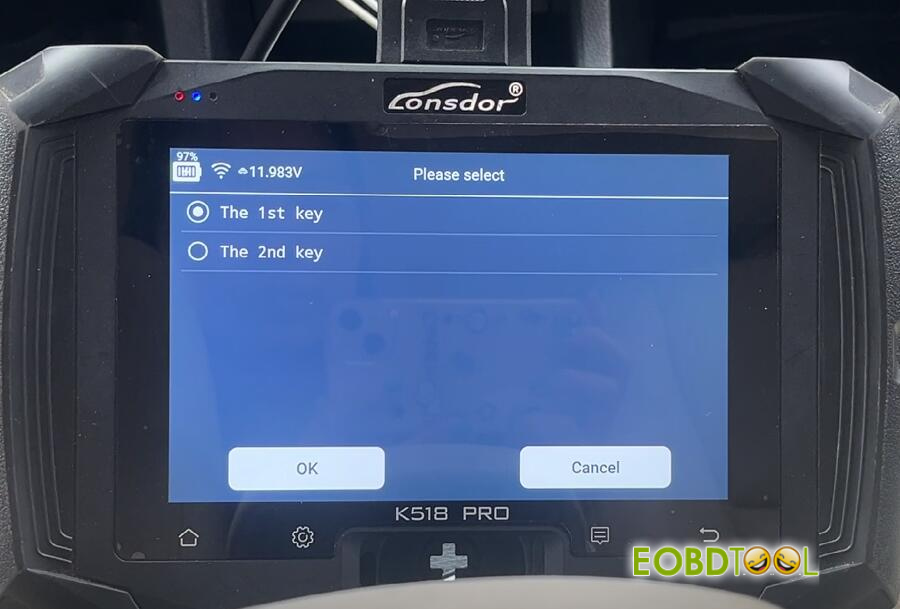 lonsdor k518 pro program 2016 toyota levin 8a 11