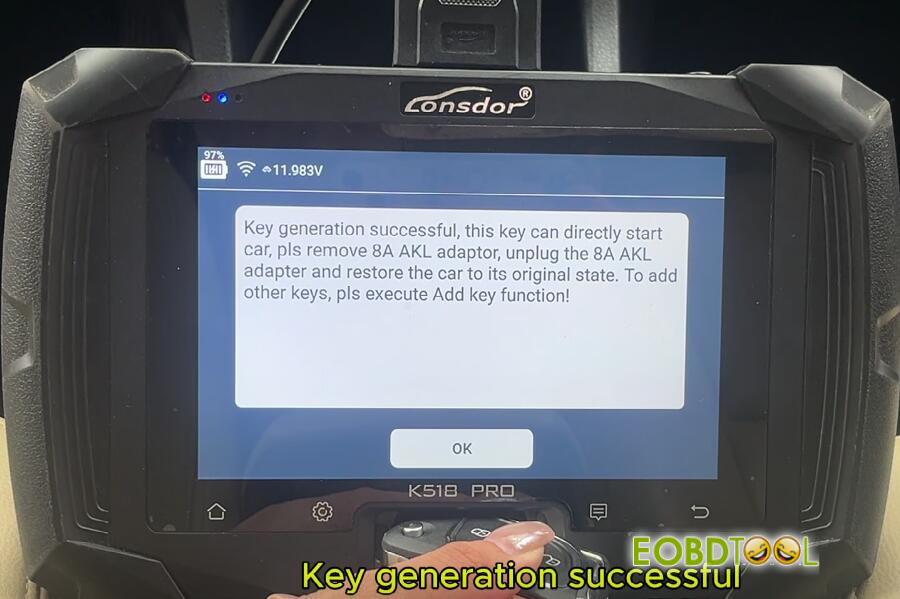 lonsdor k518 pro program 2016 toyota levin 8a 12