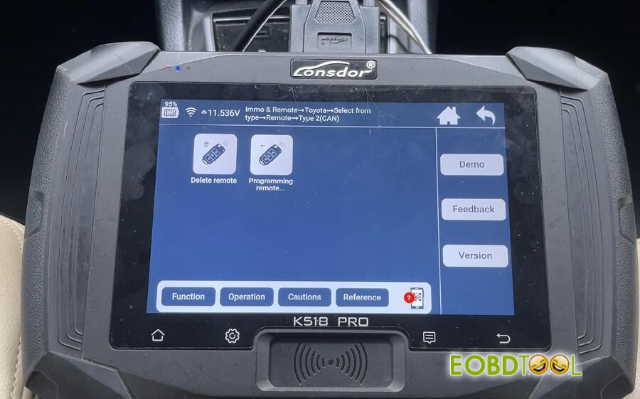 lonsdor k518 pro program 2016 toyota levin 8a 13