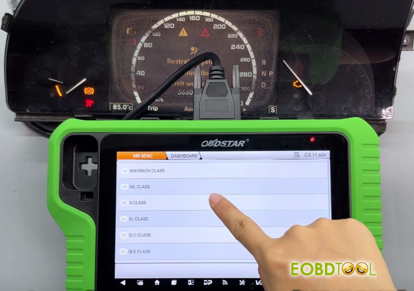 obdstar g3 program used benz w221 3
