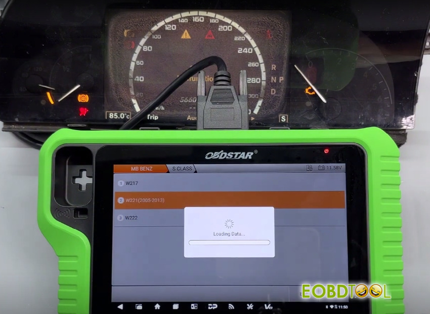 obdstar g3 program used benz w221 4