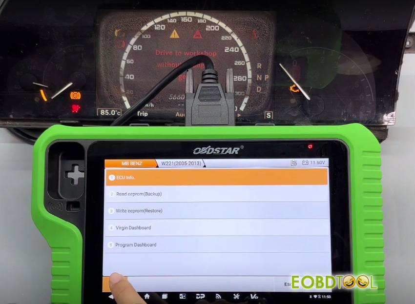 obdstar g3 program used benz w221 5