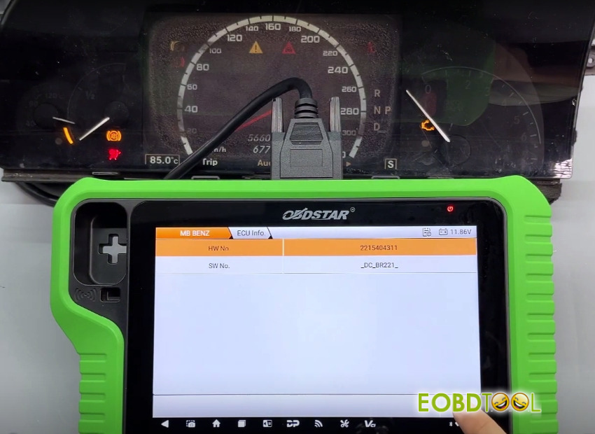 obdstar g3 program used benz w221 6