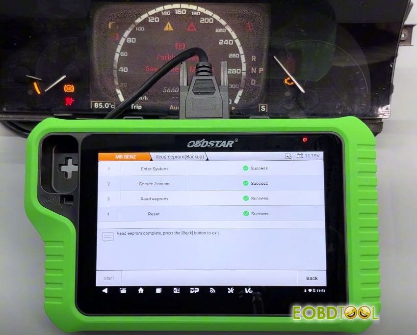 obdstar g3 program used benz w221 7