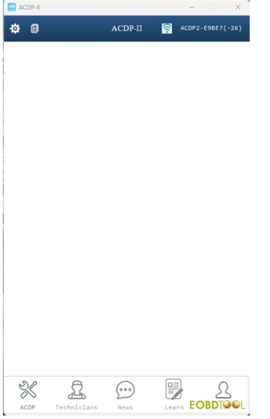 yanhua acdp2 app white screen solution 1