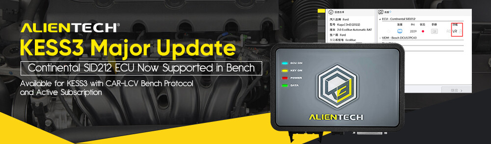 Kess V3 Update 2017 Ford Continental SID212 ECU