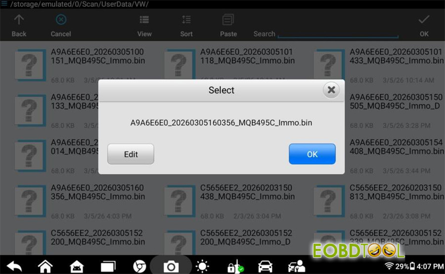 autel im508 im608 add vag mqb49 5c 5d key 13