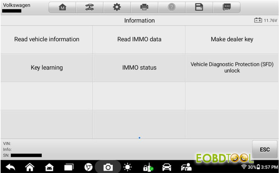autel im508 im608 add vag mqb49 5c 5d key 5