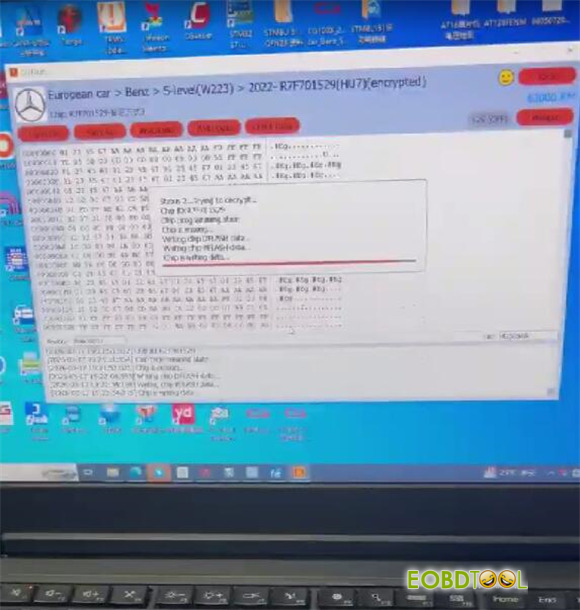 cg100x benz s450l mileage calibration 7