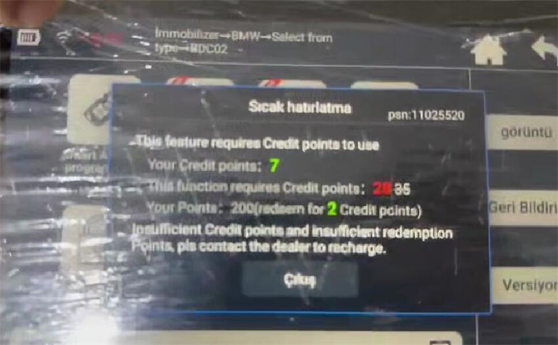 lonsdor k518 pro get credit 2