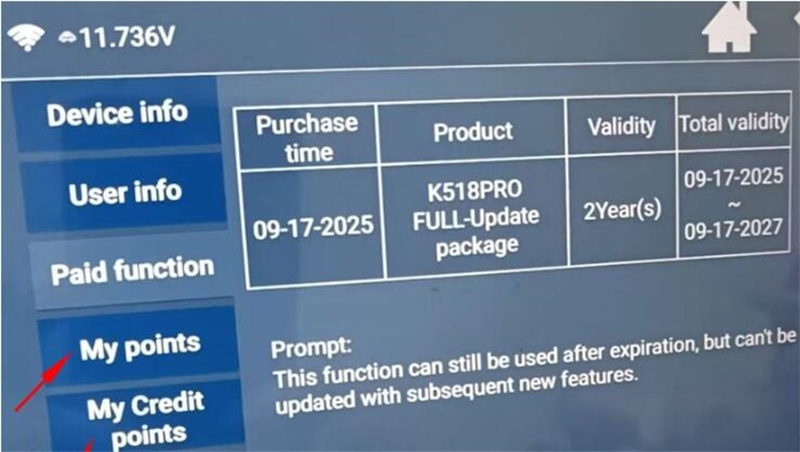 lonsdor k518 pro get credit 4