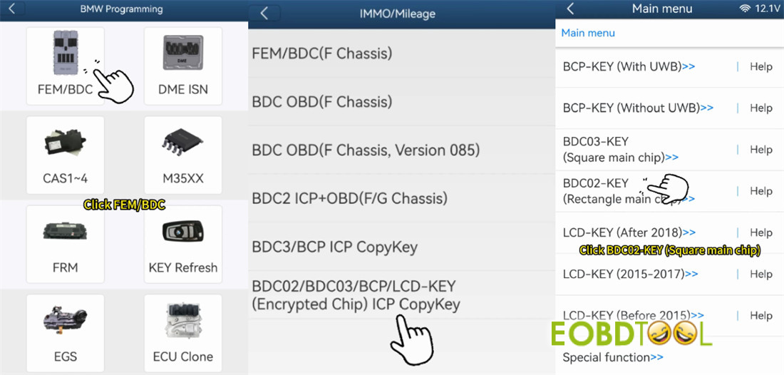 yanhua acdp2 copy bmw bdc2 encrypted key 7