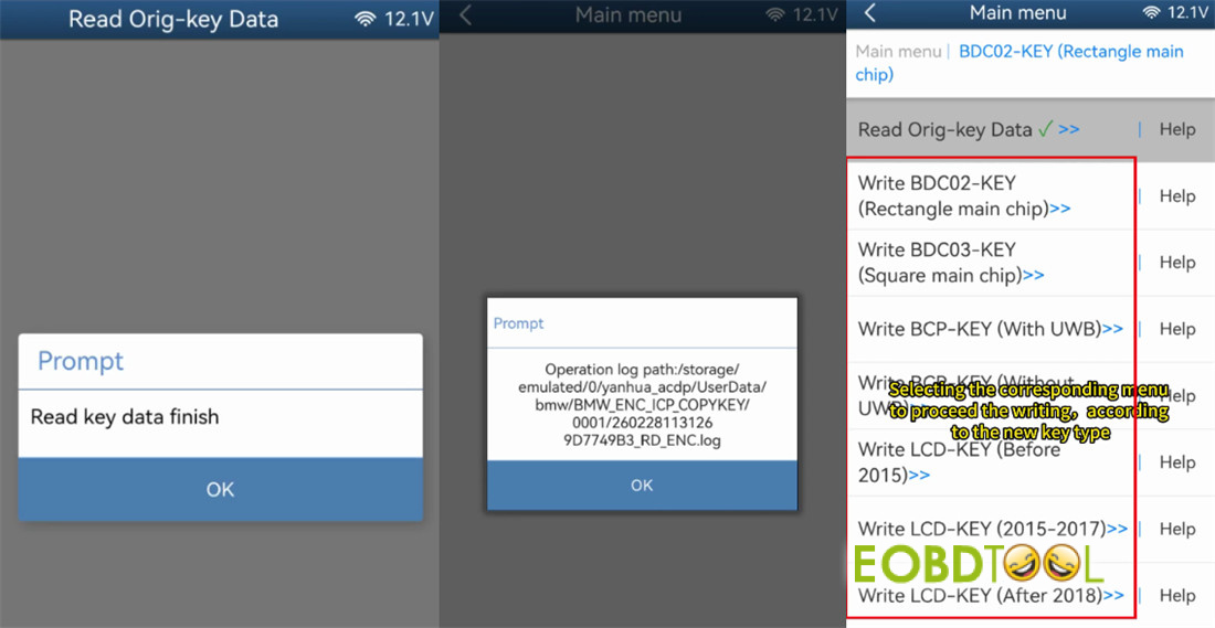 yanhua acdp2 copy bmw bdc2 encrypted key 9