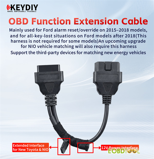 KEYDIY OBD Function Extension Cable