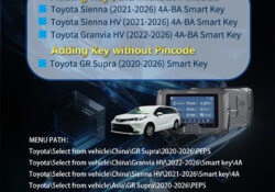 Lonsdor K518 Pro Update Toyota Sienna Granvia 4A BA IMMO